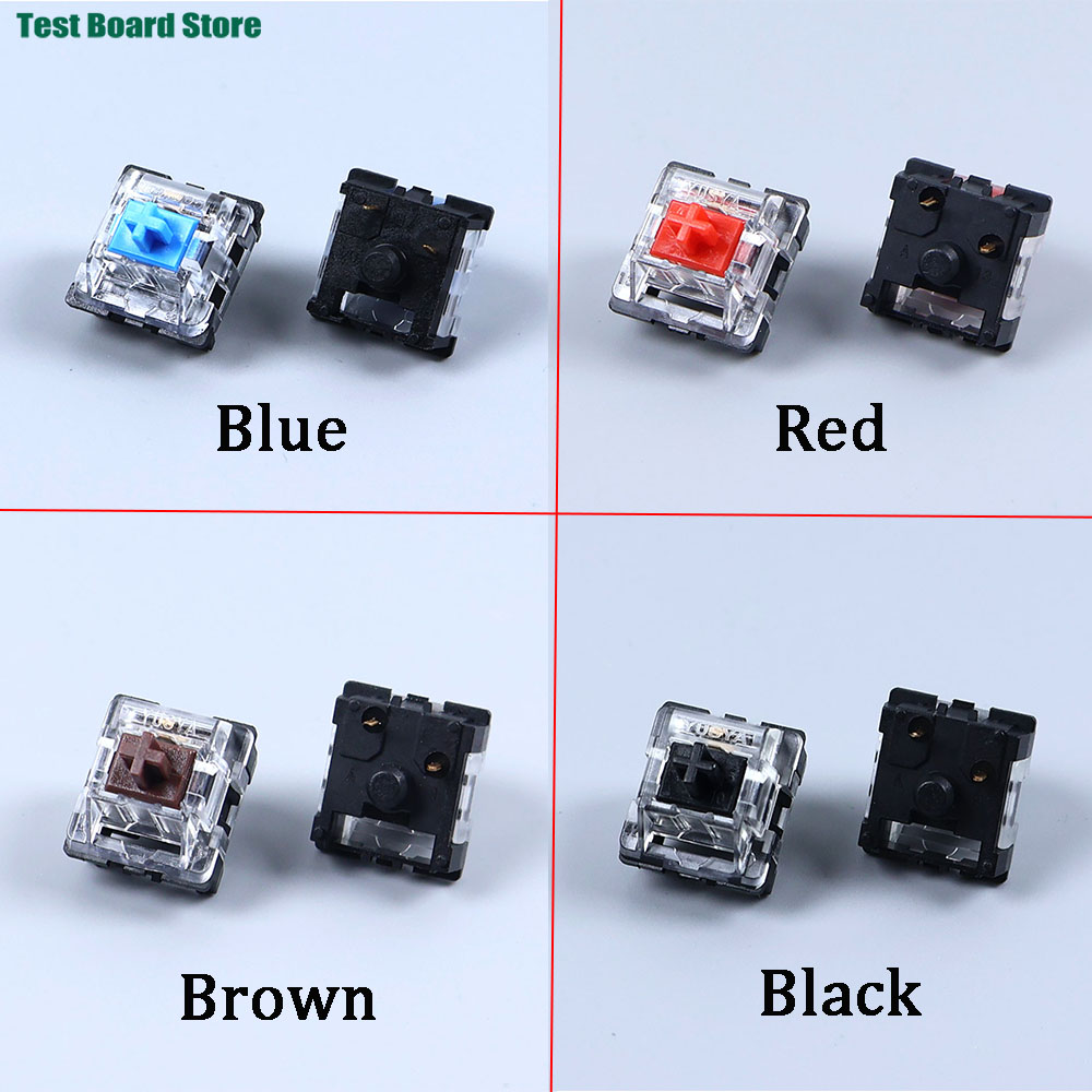 2Pin Clicky Linear Tactile Sil - đánh giá và giá Keyboard Gaming Transparent