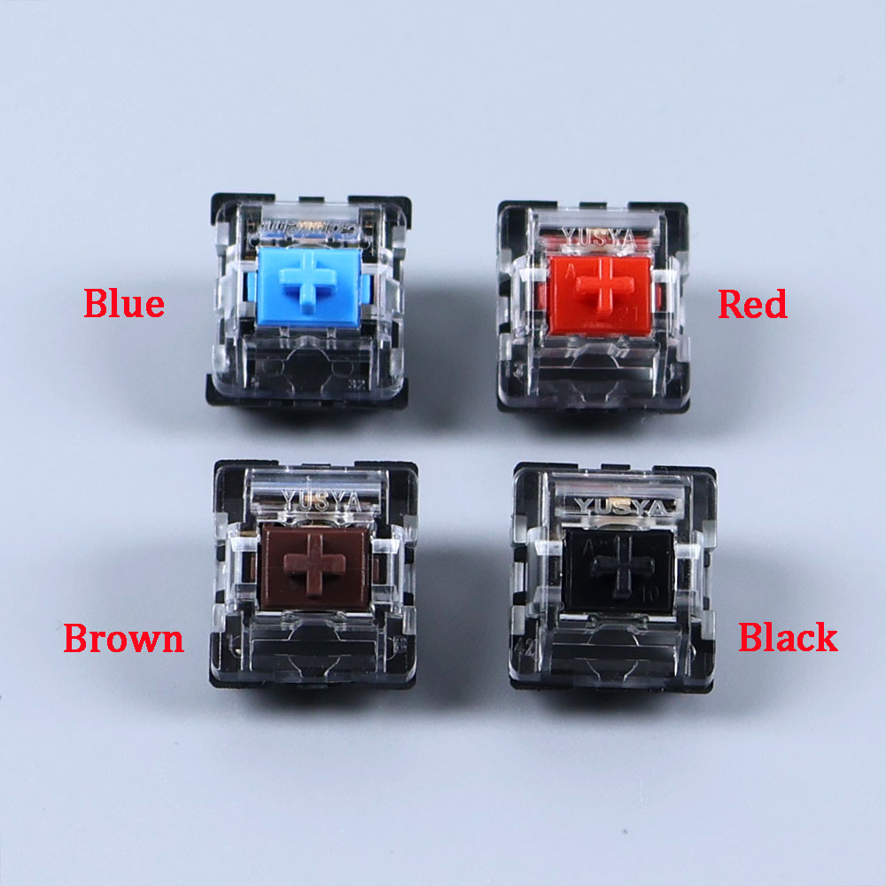 2Pin Clicky Linear Tactile Sil - đánh giá và giá Keyboard Gaming Transparent
