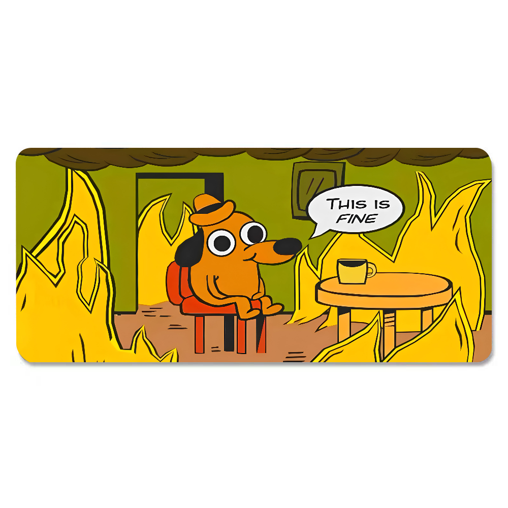 This Is Fine Dog Dachshund Mou - đánh giá và giá Gaming Keyboard Mouse