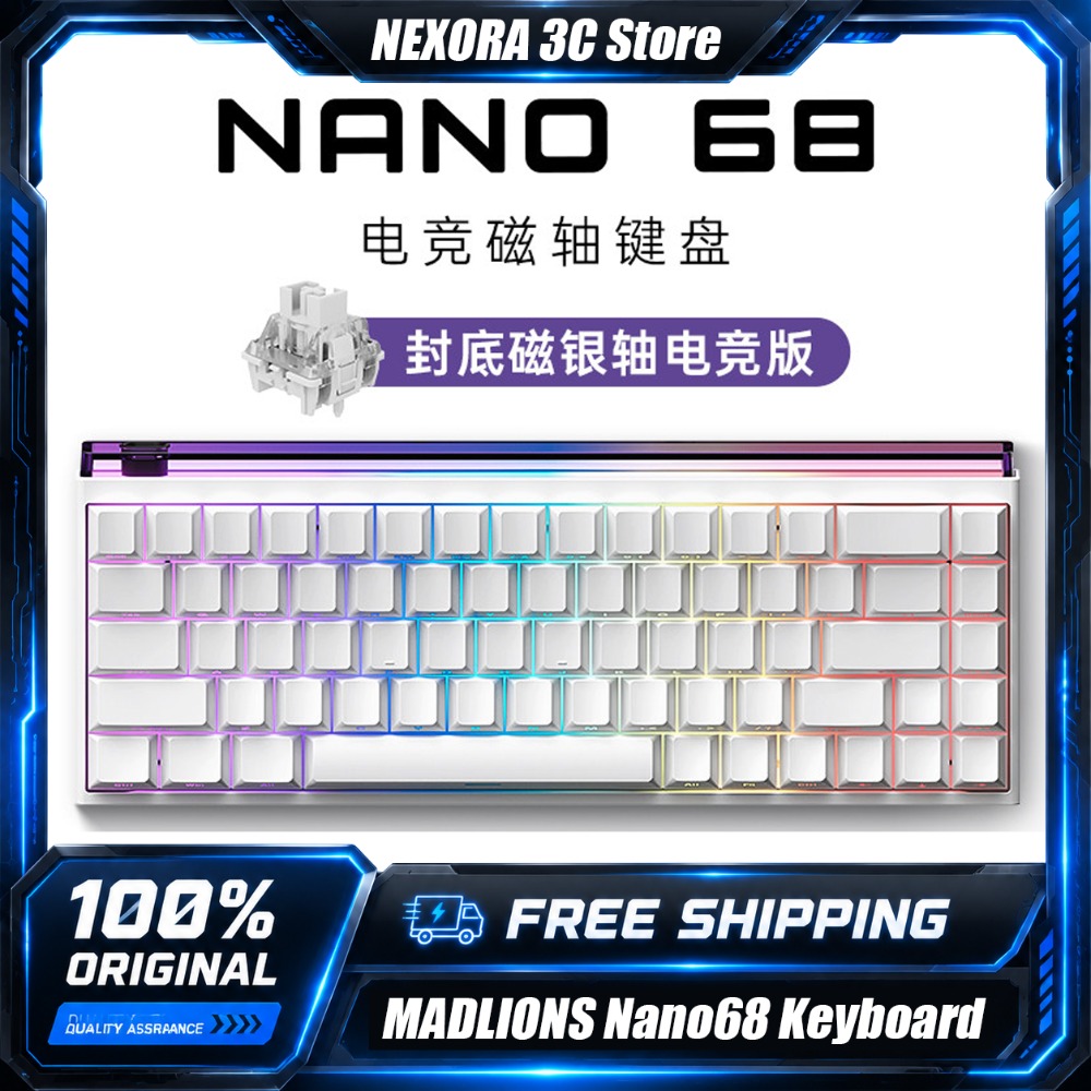 MADLIONS Nano68 Magnetic Switc - đánh giá và giá Gaming Keyboard Hall Effect Switches