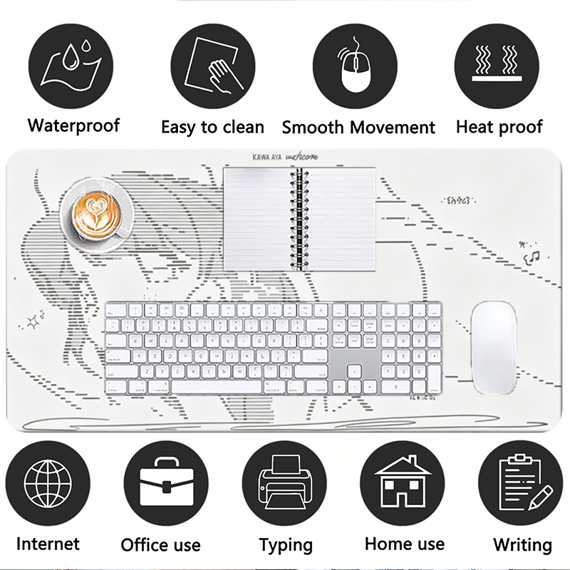 1Pcs Leather Mouse Pad Anime A - đánh giá và giá Gaming Keyboard Mouse